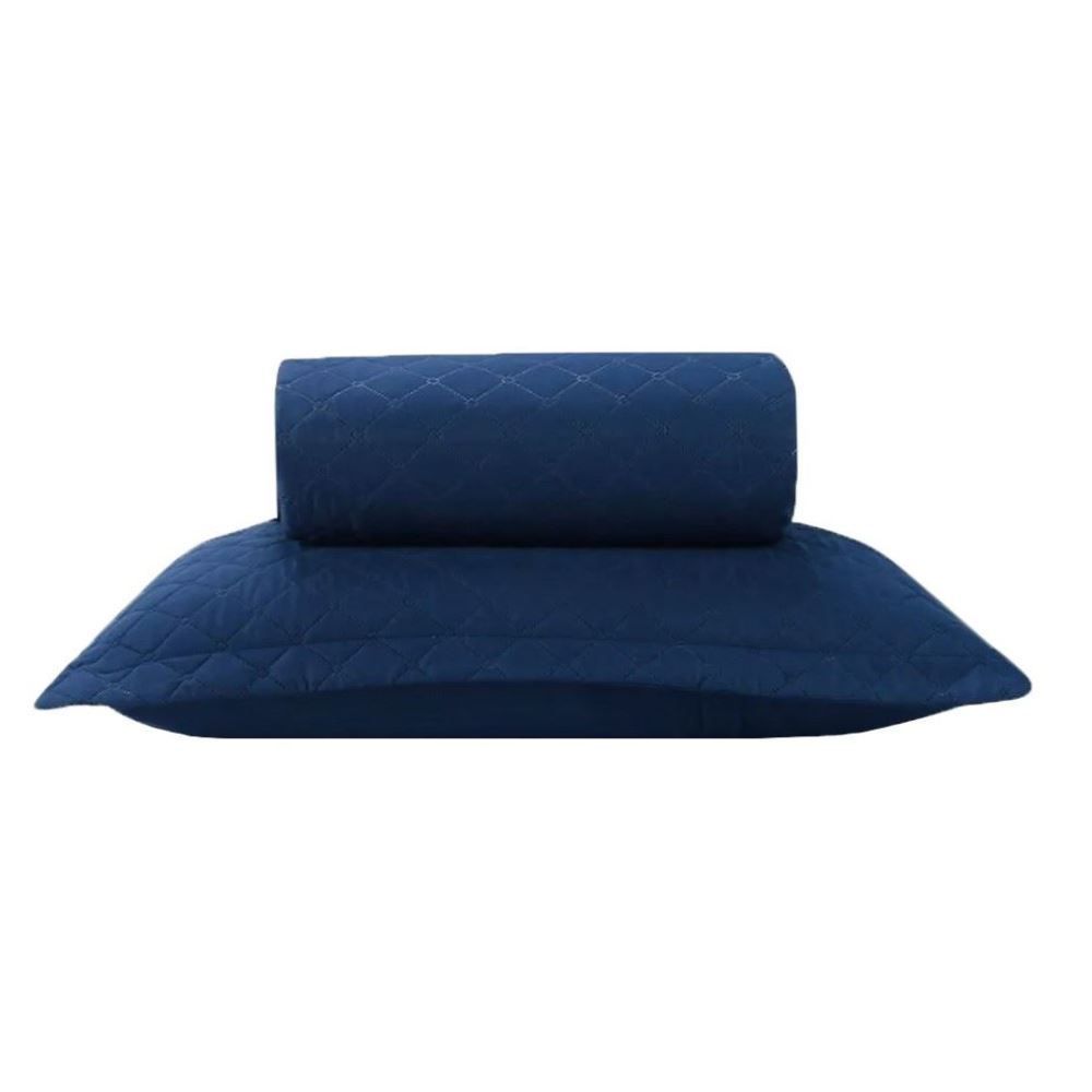 Kit Colcha Solteiro Versalhes/Napoli Havan Lisa Casa 2 Peças - Midnight Blue