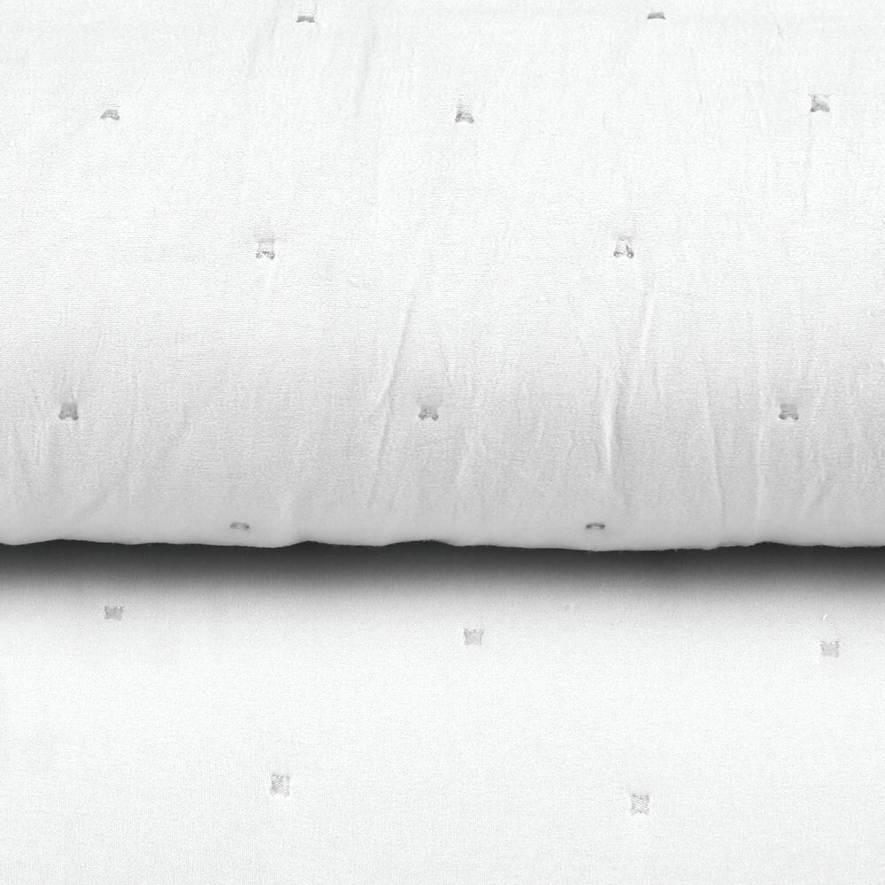 Kit Colcha Solteiro 2 Peças Lisa Elegance Havan Casa - White