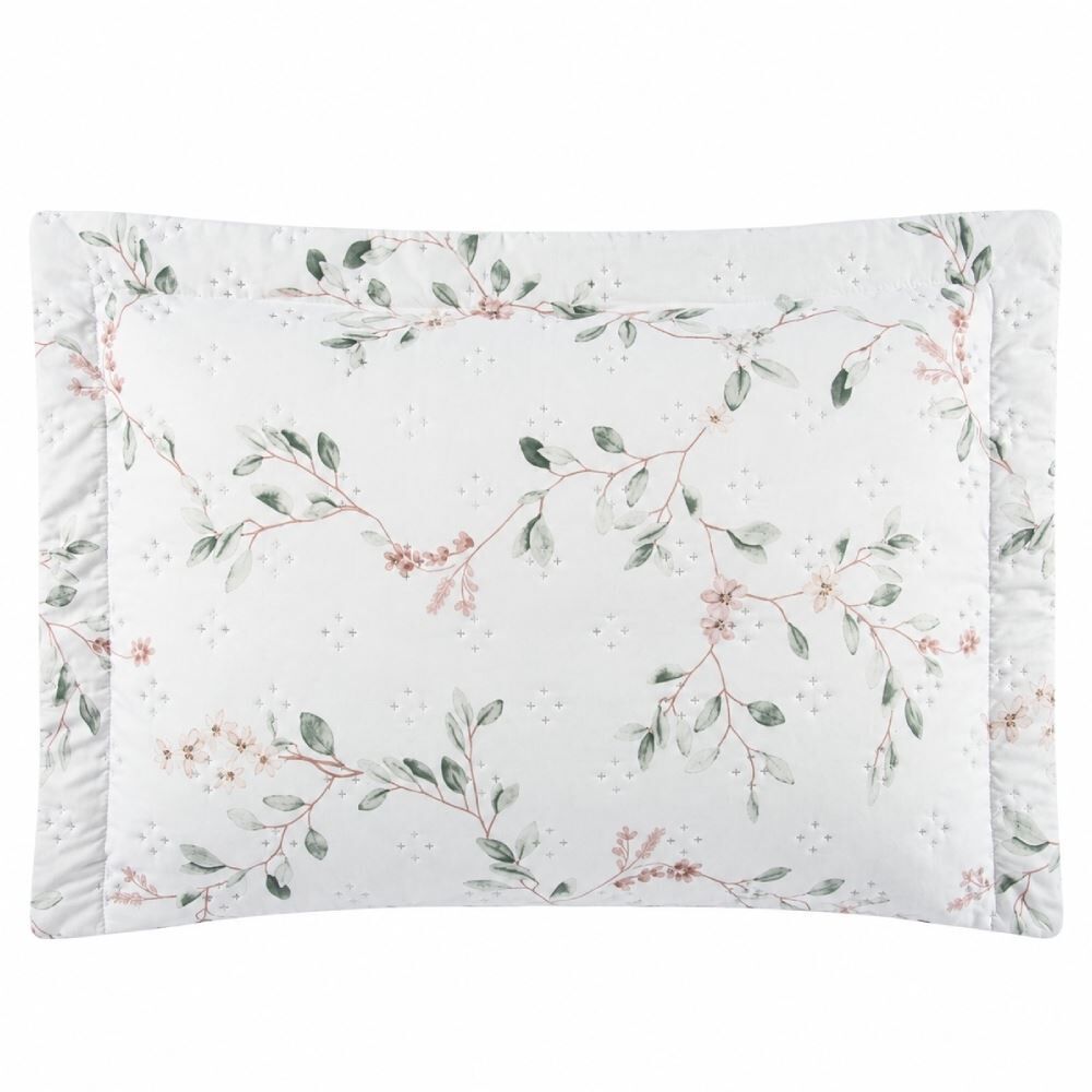 Kit Colcha Solteiro Elegance 3 Peças 1,60X2,20M Havan Casa - Floral Francis