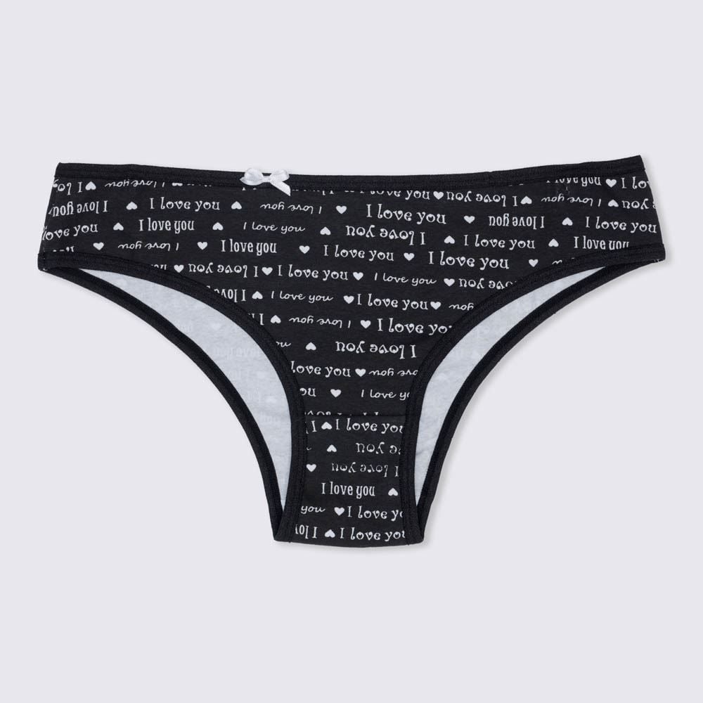 Kit Com Duas Calcinhas Cotton Estampado Holla