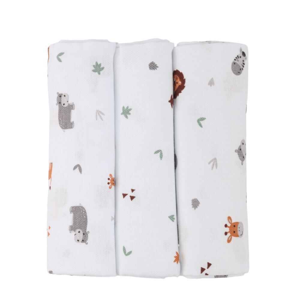 Kit Cueiro com 3 Peças 80X80cm Havan Baby - Selva