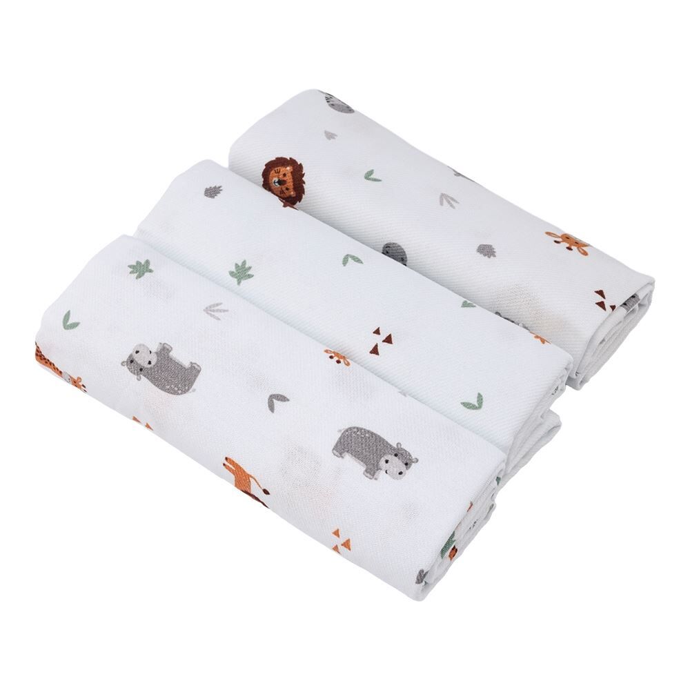 Kit Cueiro com 3 Peças 80X80cm Havan Baby - Selva