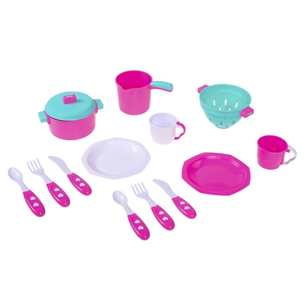 Kit De Cozinha Ta Te Ti Rosa - 331