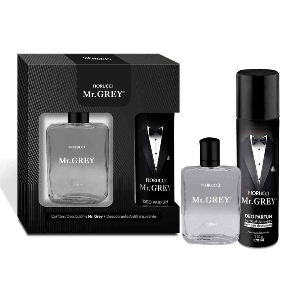 Kit Deo Colônia Mr Grey + Desodorante Fiorucci - Masculino