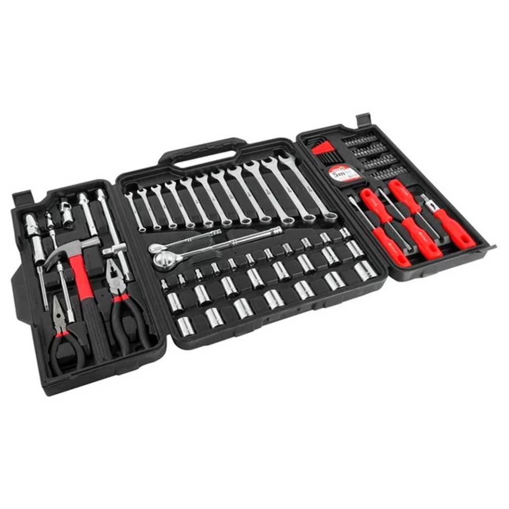 Kit Ferramentas Nove54 111 Peças - Vermelho