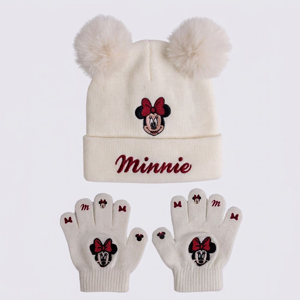Kit Gorro e Luva Infantil Menina em Tricot Disney - MINNIE MOUSE U