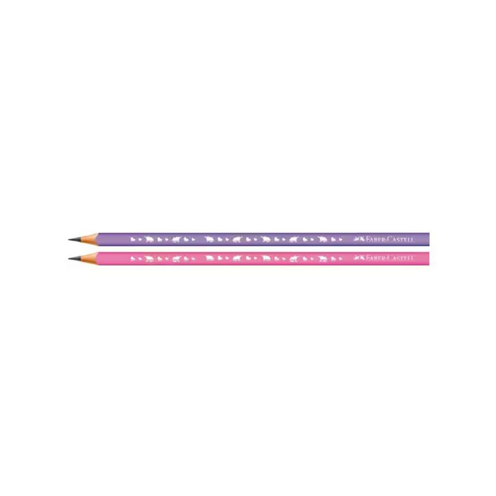 Kit Lápis Grafite Unicórnio Faber Castell - 4 Unidades