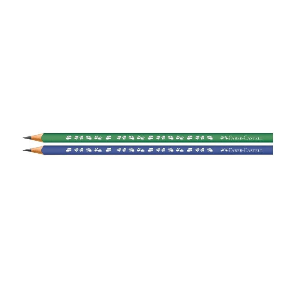 Kit Lápis Preto Dinossauro Faber Castell - 4 Unidades