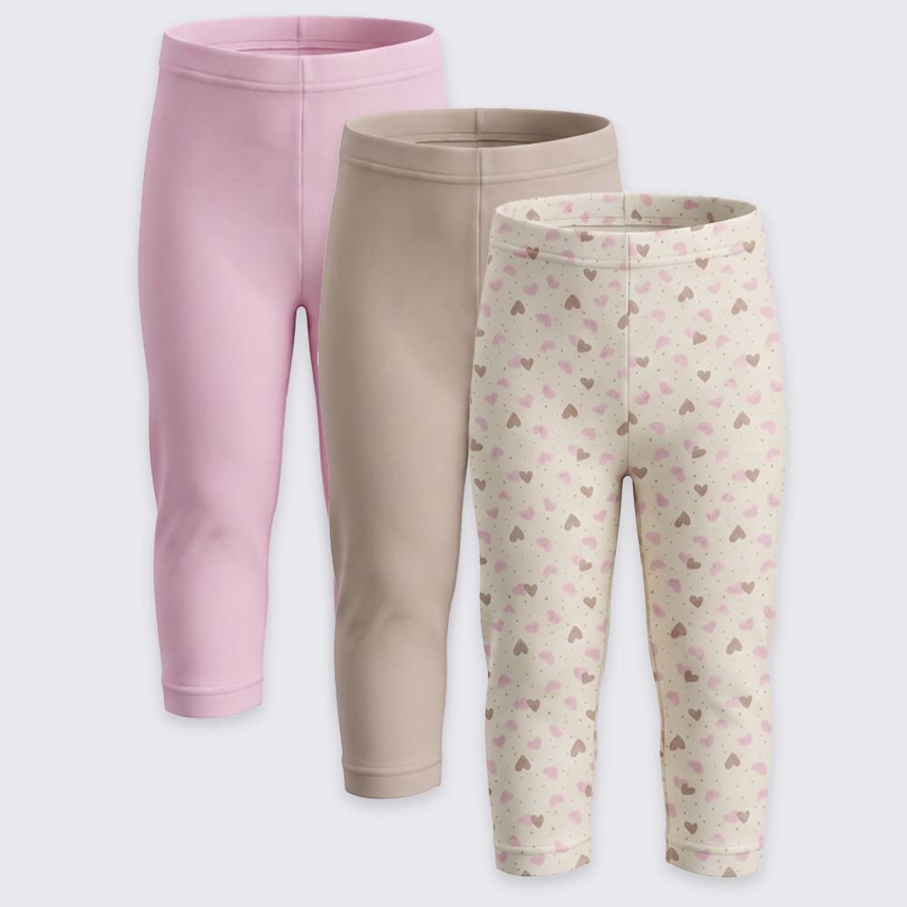 Kit Legging Bebê 0 a 12 Meses Menina Yoyo Baby