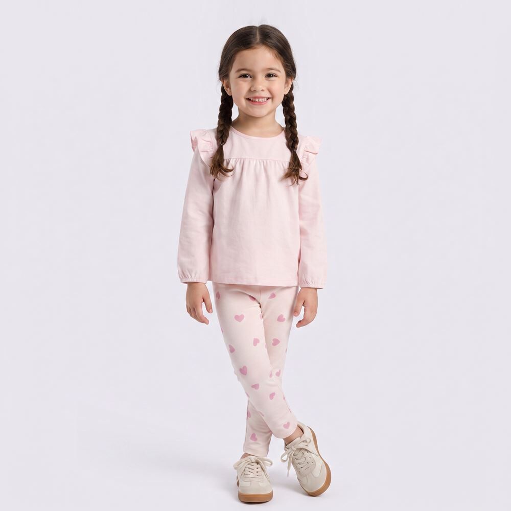 Kit Legging Infantil Menina 1 a 3 Anos Yoyo Kids