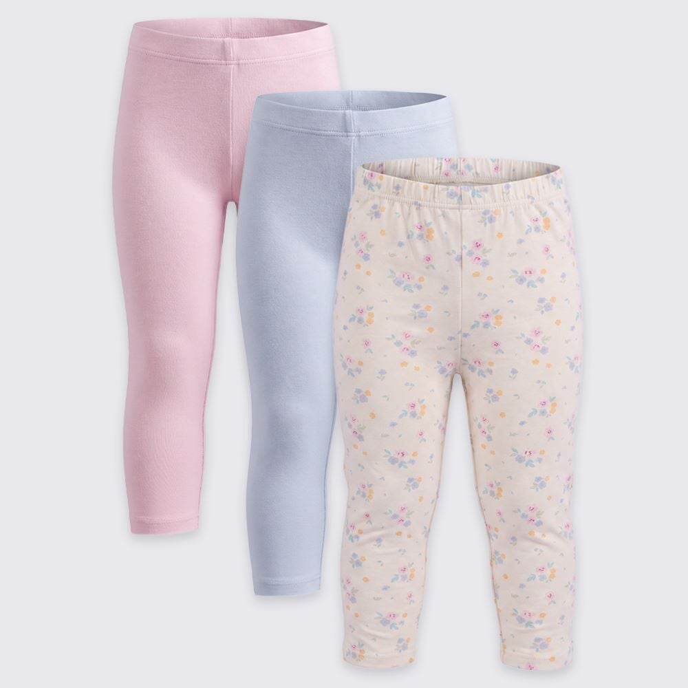 Kit Legging Infantil Menina 1 a 3 Anos Yoyo Kids