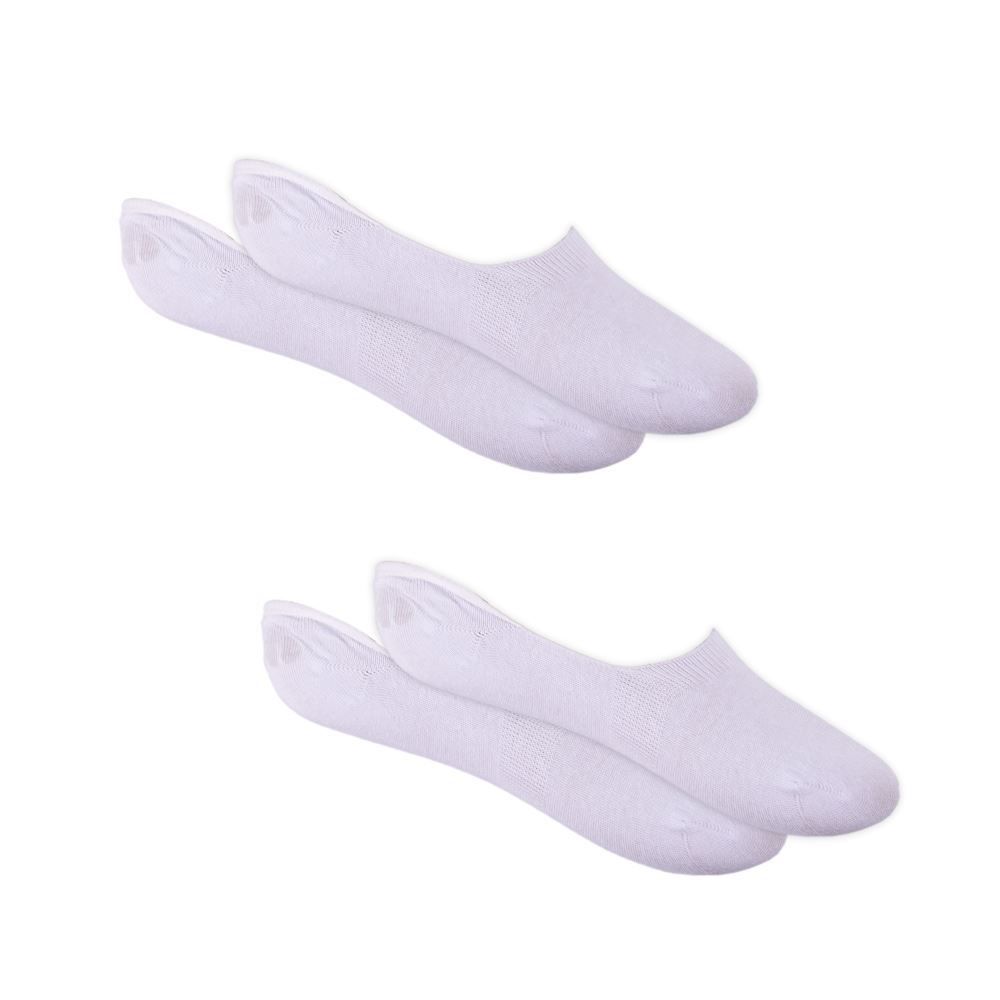 Kit Meia Feminina 02 Pares Sapatilha 34-39 Holla - Branco
