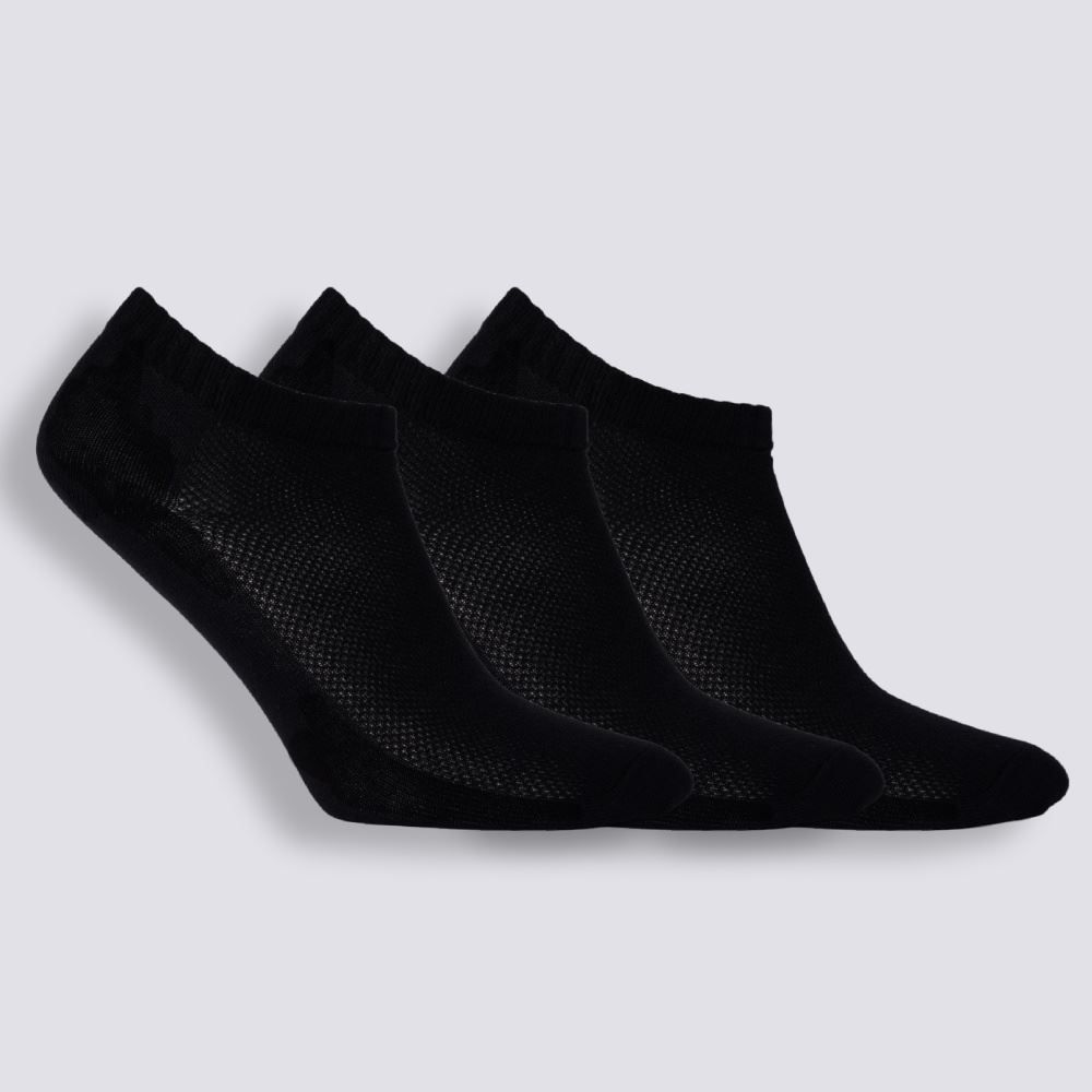 Kit Meia Feminina Com 3 Pares Cano Curto Holla - PTO/PTO/PTO