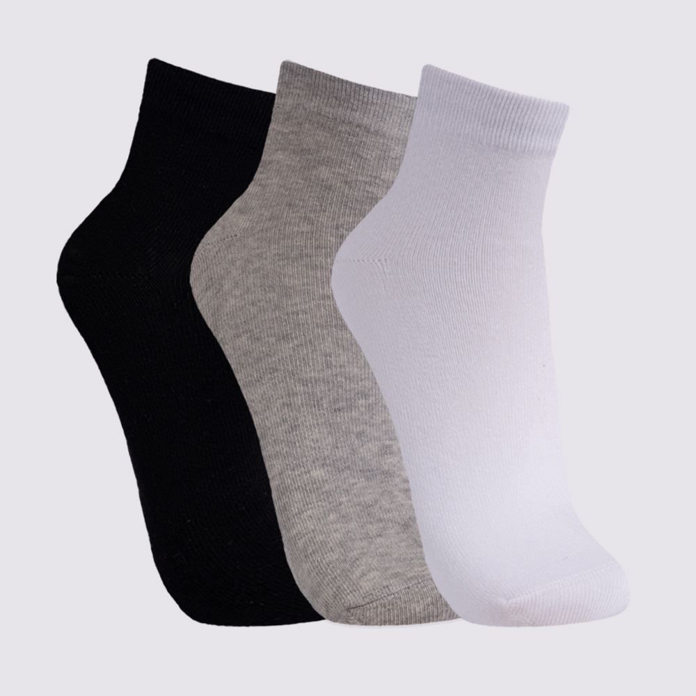 Kit Meia Feminina com 3 Pares Cano Médio Holla