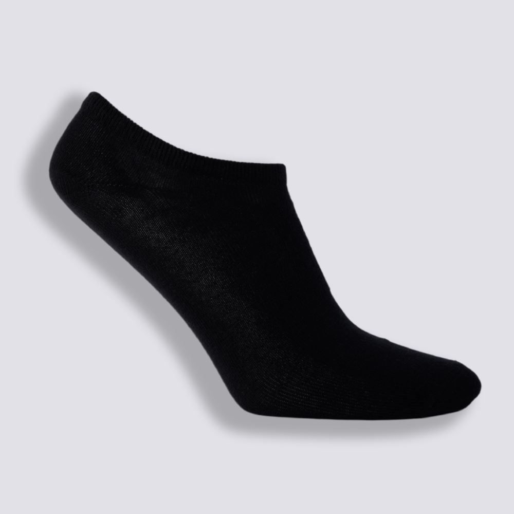 Kit Meia Feminina Invisível Com 3 Pares Holla - Preto 34-39