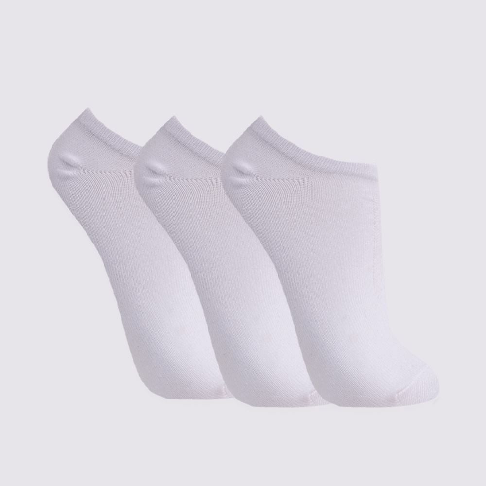 Kit Meia Masculina com 3 Pares Cano Invisível Risk