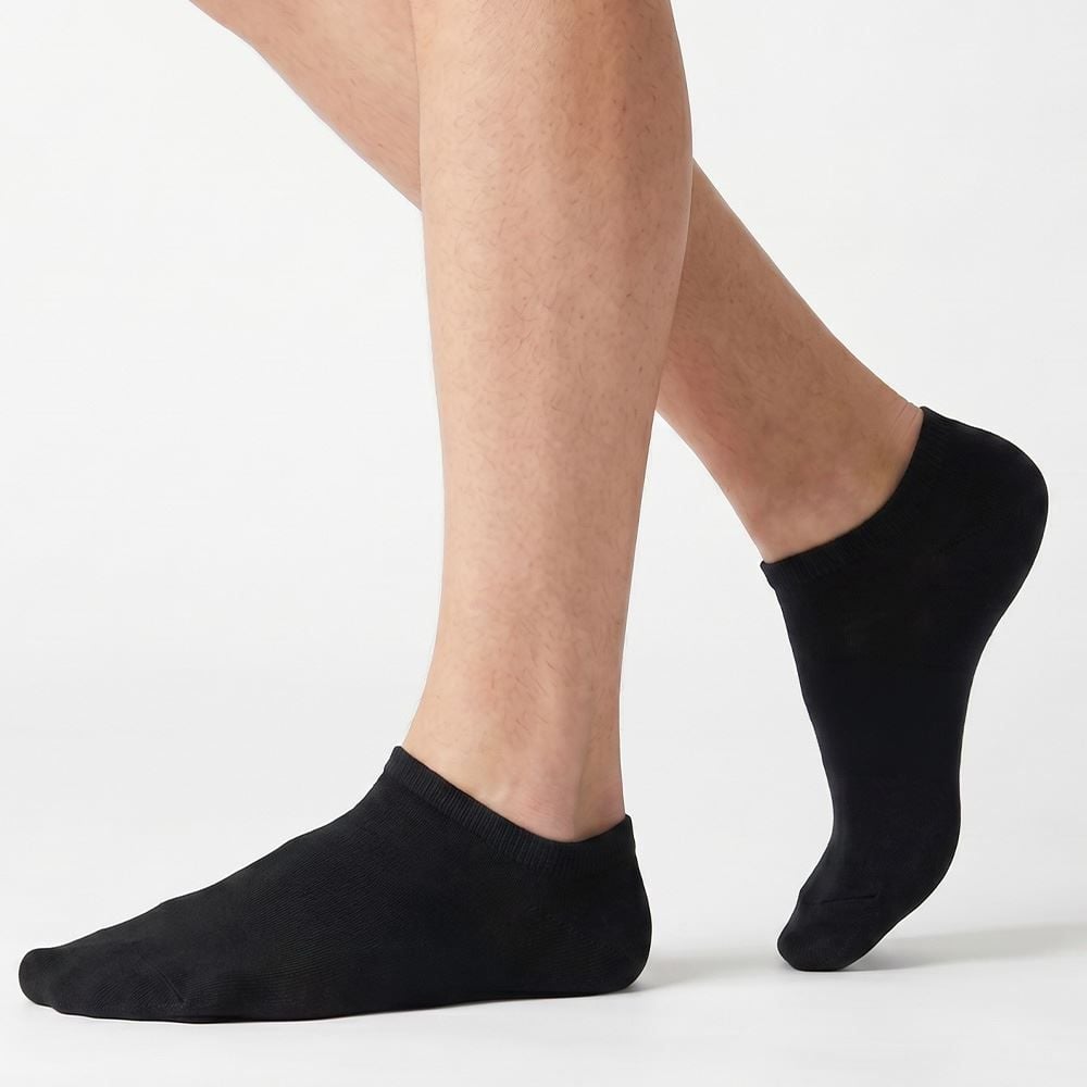 Kit Meia Masculina com 3 Pares Cano Invisível Risk