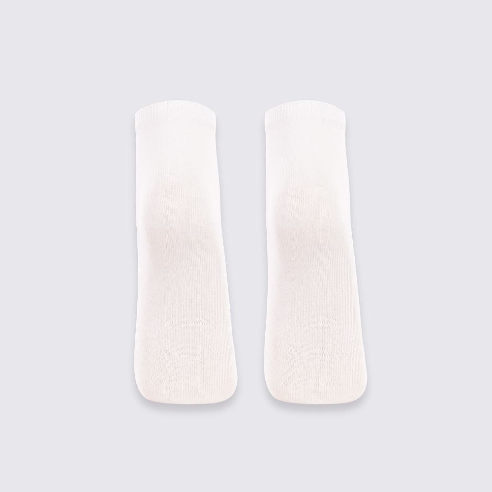 Kit Meia Soquete com 2 Pares Lupo - Branco 34/39
