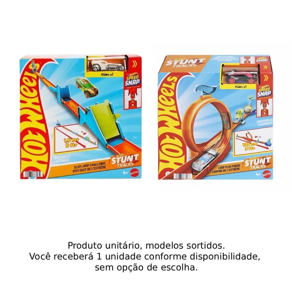 Kit Pista Acrobacias Surpresa Hot Wheels Mattel - Sortido
