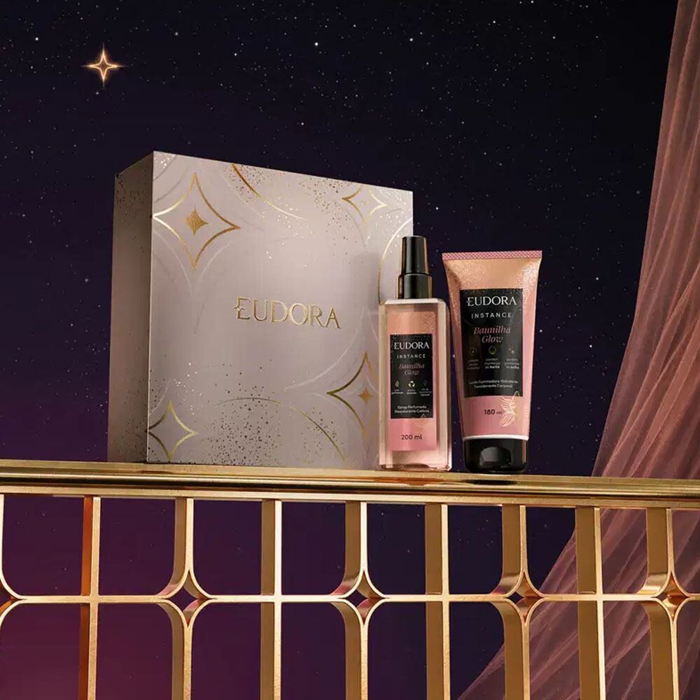 Kit Presente Baunilha Glow Eudora Instance