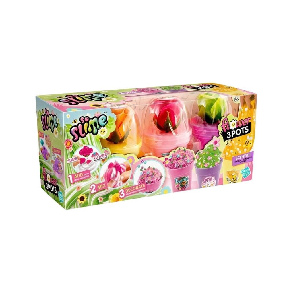 Kit Slime Flor com 3 Fun