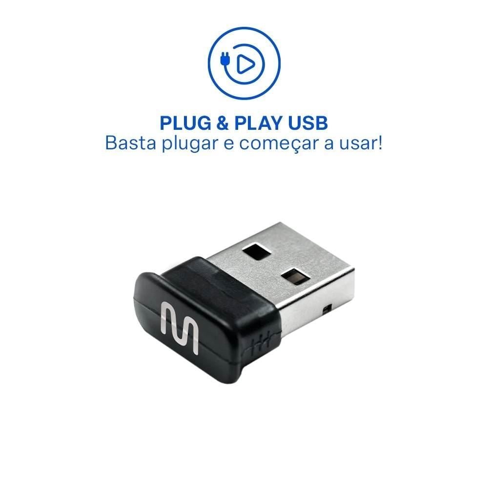 Kit Teclado E Mouse Sem Fio Multi Tc250 - Preto