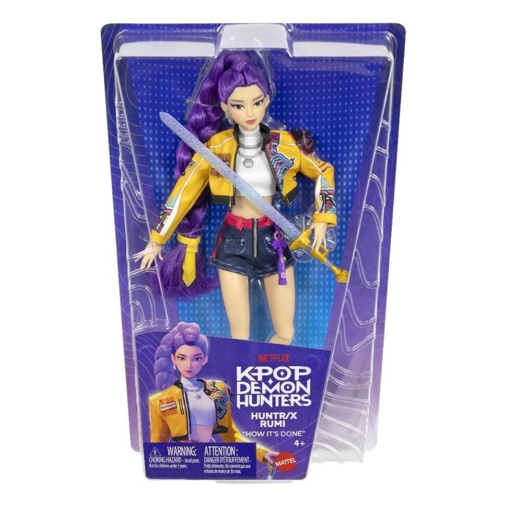 Boneca Rumi Guerreiras do K-Pop Demon Hunters Mattel