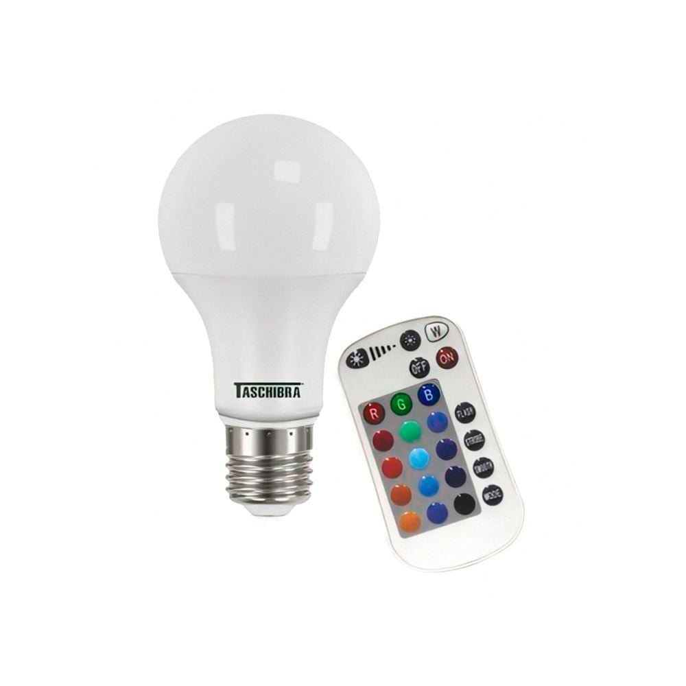 Lâmpada Led Tkl Rgb Colorida 9W Taschibra - Bivolt