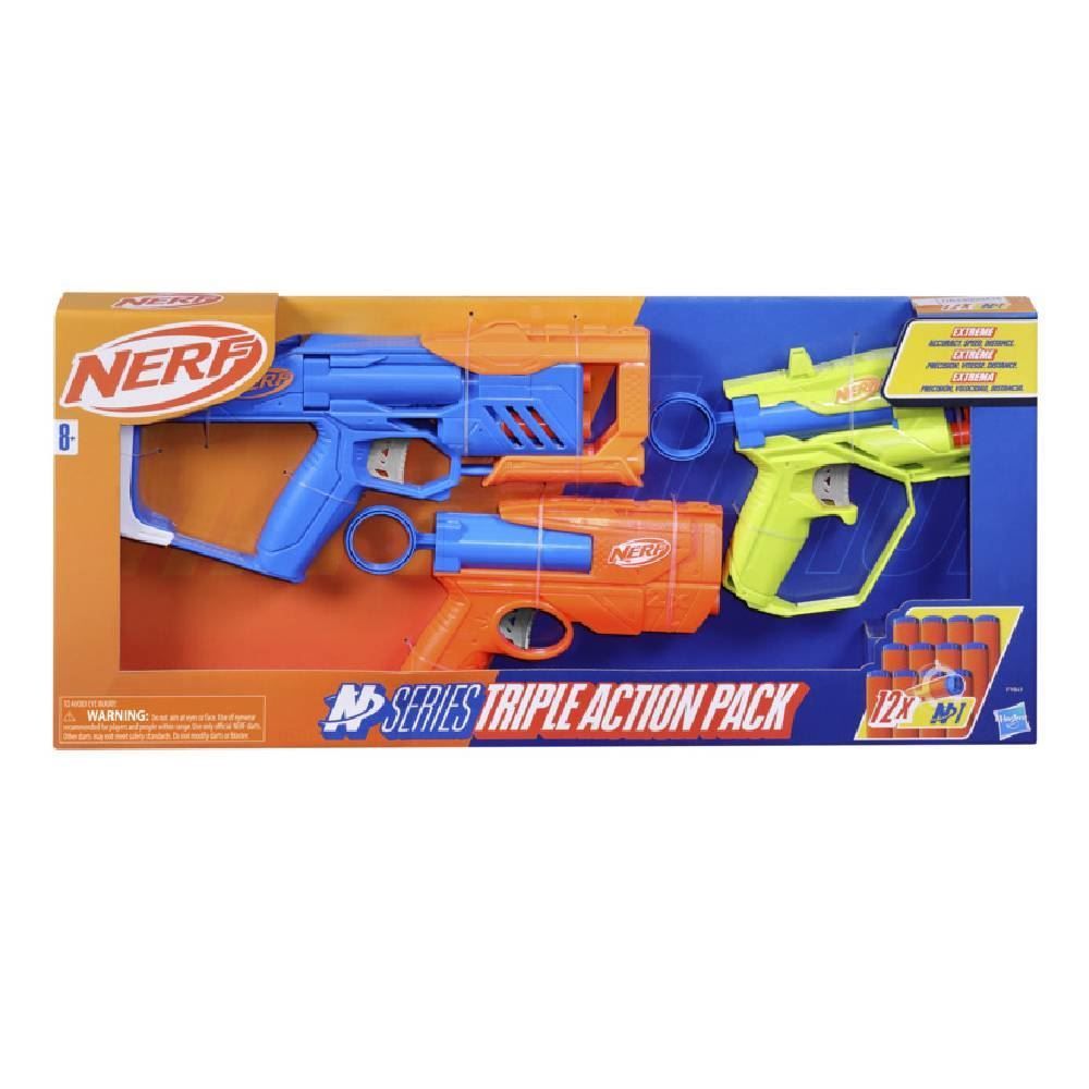 Lançador de Dardos Nerf Series Triple Action - F9841