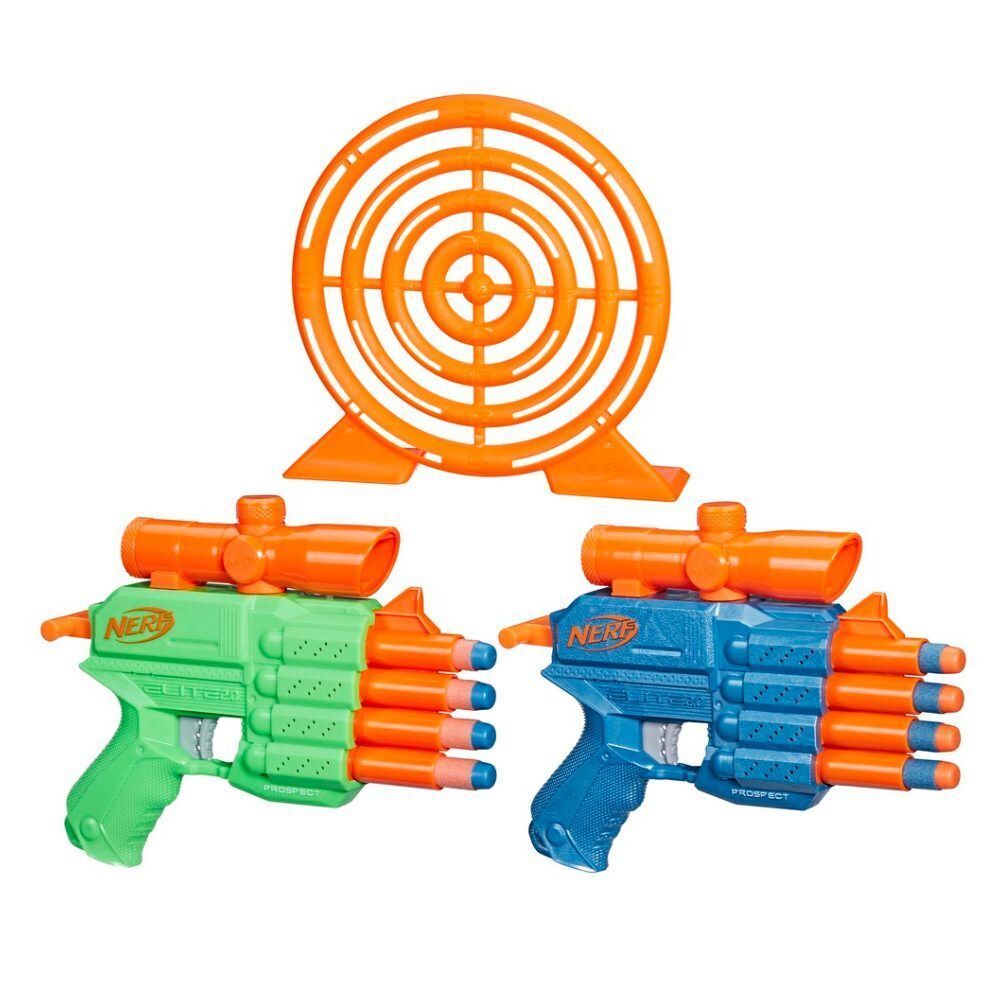 Lançador de Dardos Nerf Elite 2.0 Face Off Kit com Alvo Hasbro - F8274