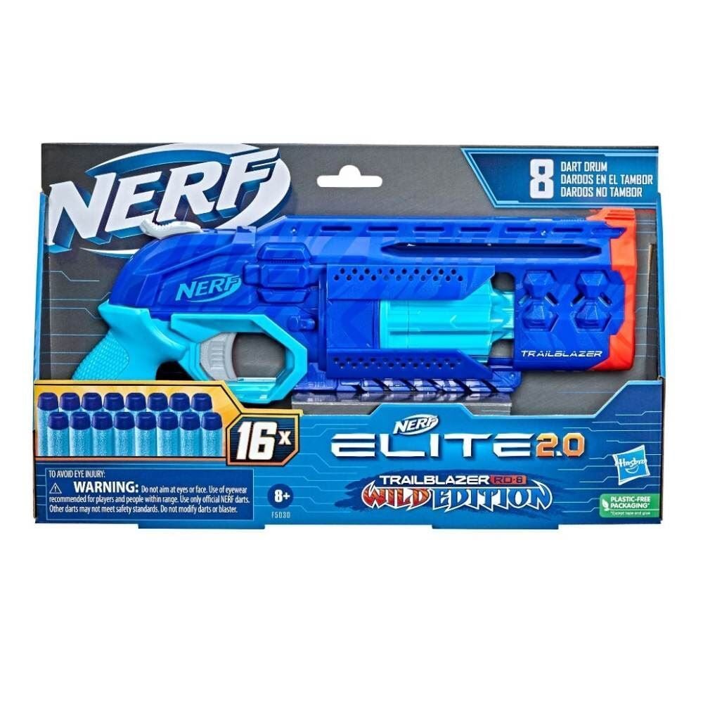 Lançador de Dardos Nerf Elite 2.0 Trailblazer Rd-8 Wild Edition