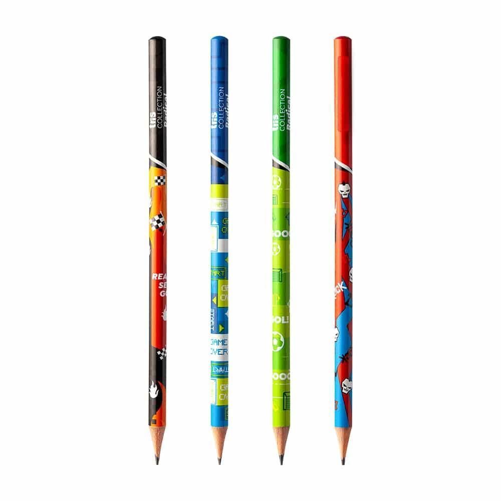 Lápis Grafite Collection Radical 4 Unidades Tris - 904812