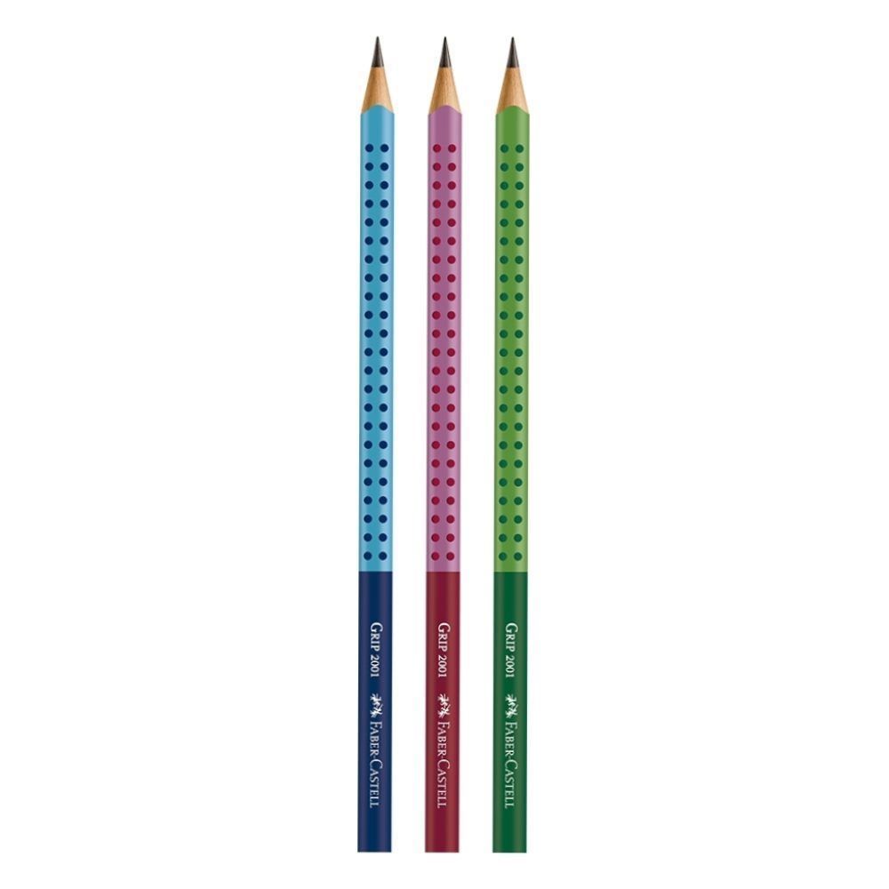 Lápis Grafite Two Tone 3 Unidades Faber Castell - SM/2001BTTMIX