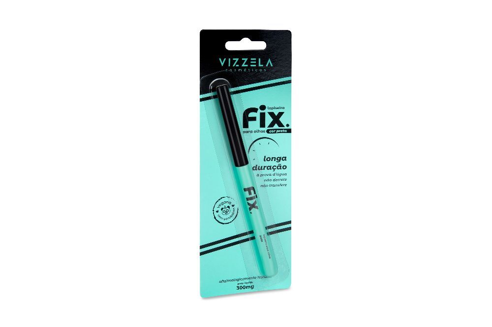 Lapiseira para Olhos Fix - Cor Preta Vizzela Vegana