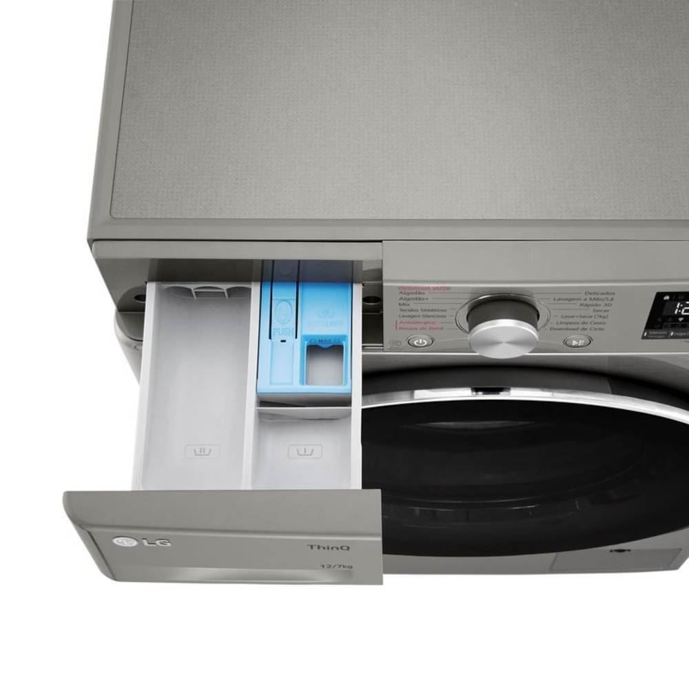 Lava e Seca LG Smart VC4 12kg Inox Look CV5012PC4