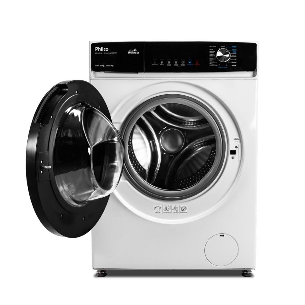 Lava E Seca Philco 11Kg Invertplus 16 Programas de Lavagem PLS11A 