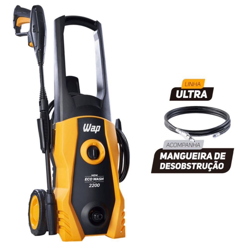 Lavadora e Desobstruidora de Alta Pressão Wap 1700W New Eco Wash Ultra