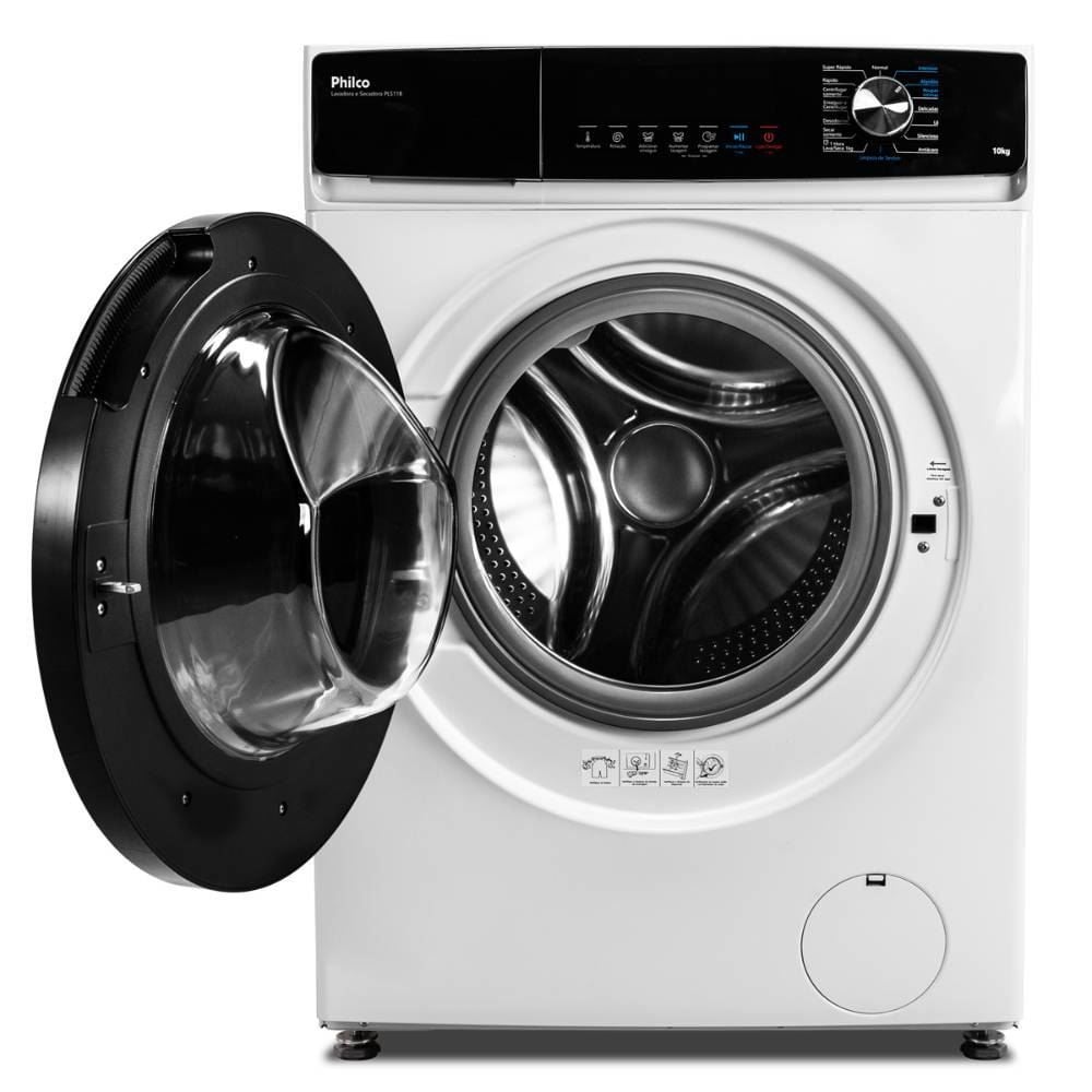 Lavadora e Secadora Philco 10KG Inverter 16 Programas PLS11B