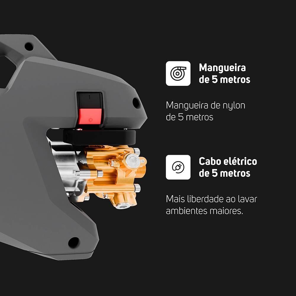 Lavadora e Desobstruidora Wap de Alta Pressão WL4200 Ultra 2200W
