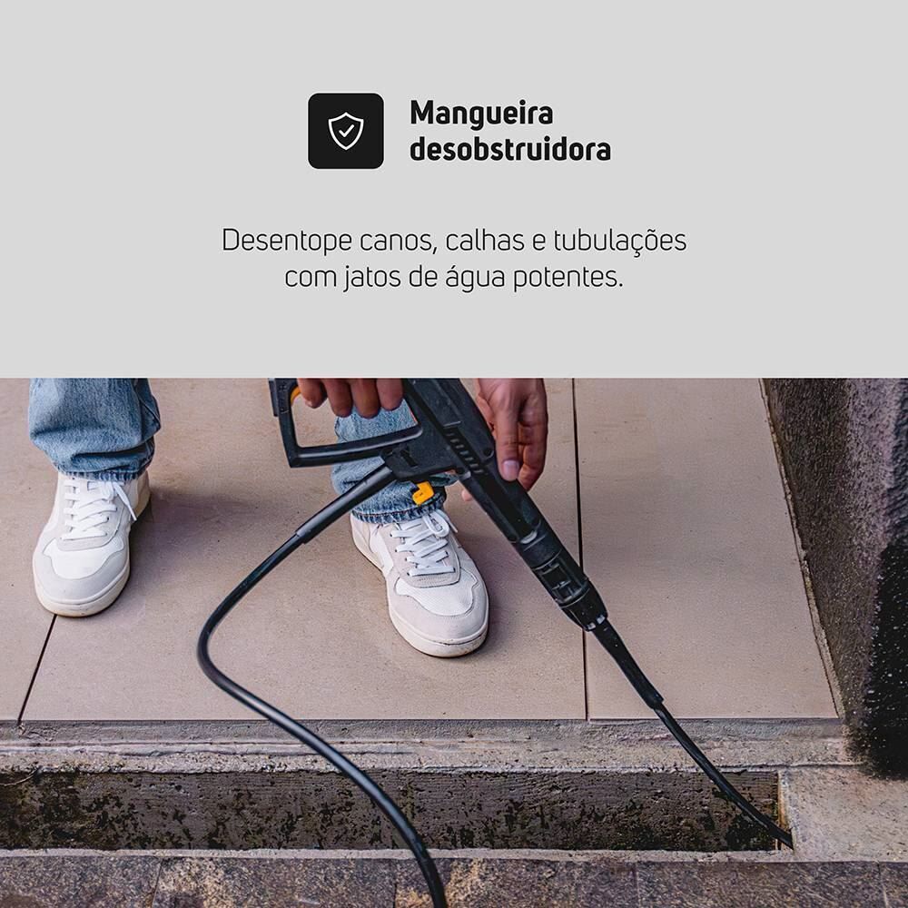 Lavadora e Desobstruidora Wap de Alta Pressão WL4200 Ultra 2200W