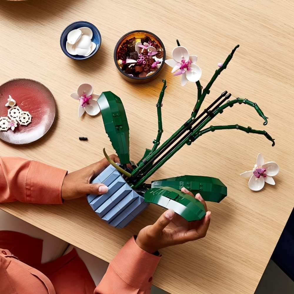 Lego Botânica Orquídea - 608 peças