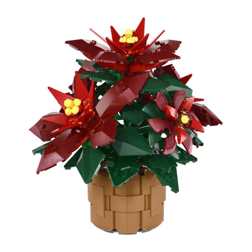 Lego Botânica Poinsettia - 608 peças