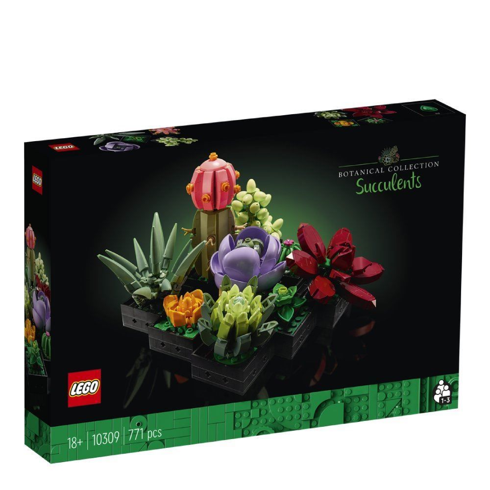 Lego Botânica Suculentas - 771 peças