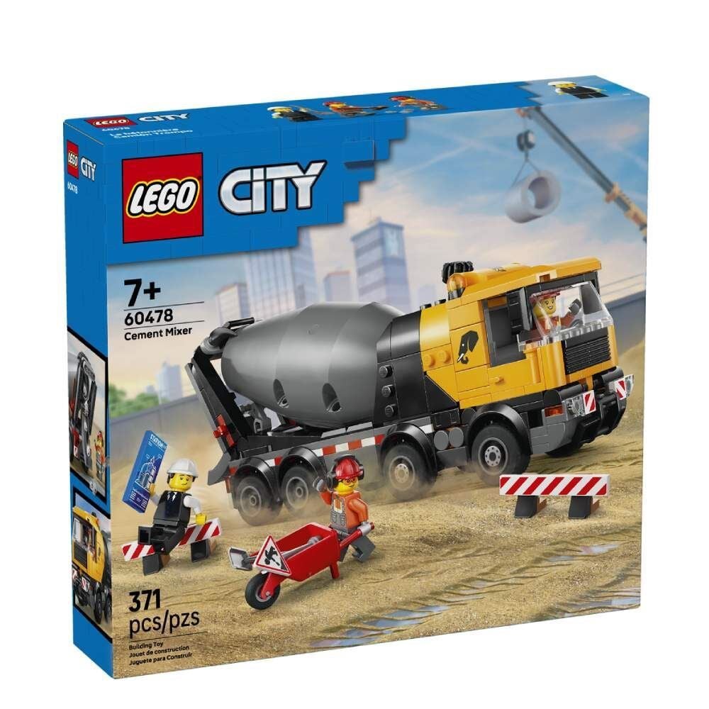 Lego City Caminhão Betoneira - 371 peças