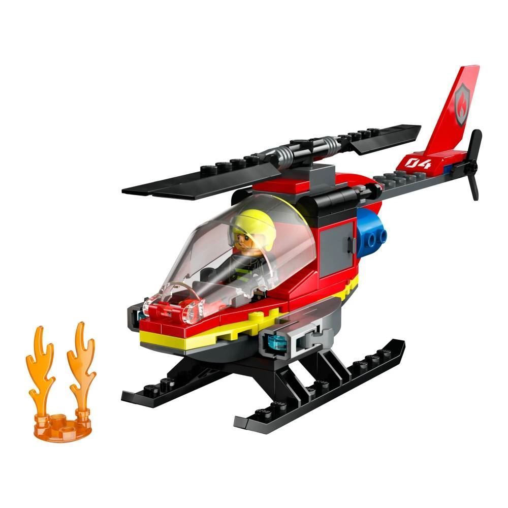 Lego City Helicóptero Dos Bombeiros - 60411