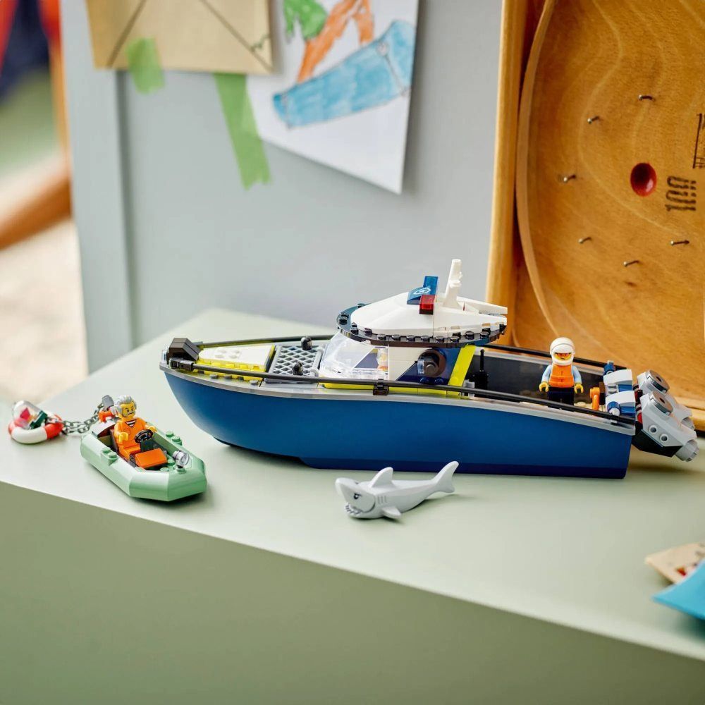 Lego City Perseguição Barco Da Polícia - 60456