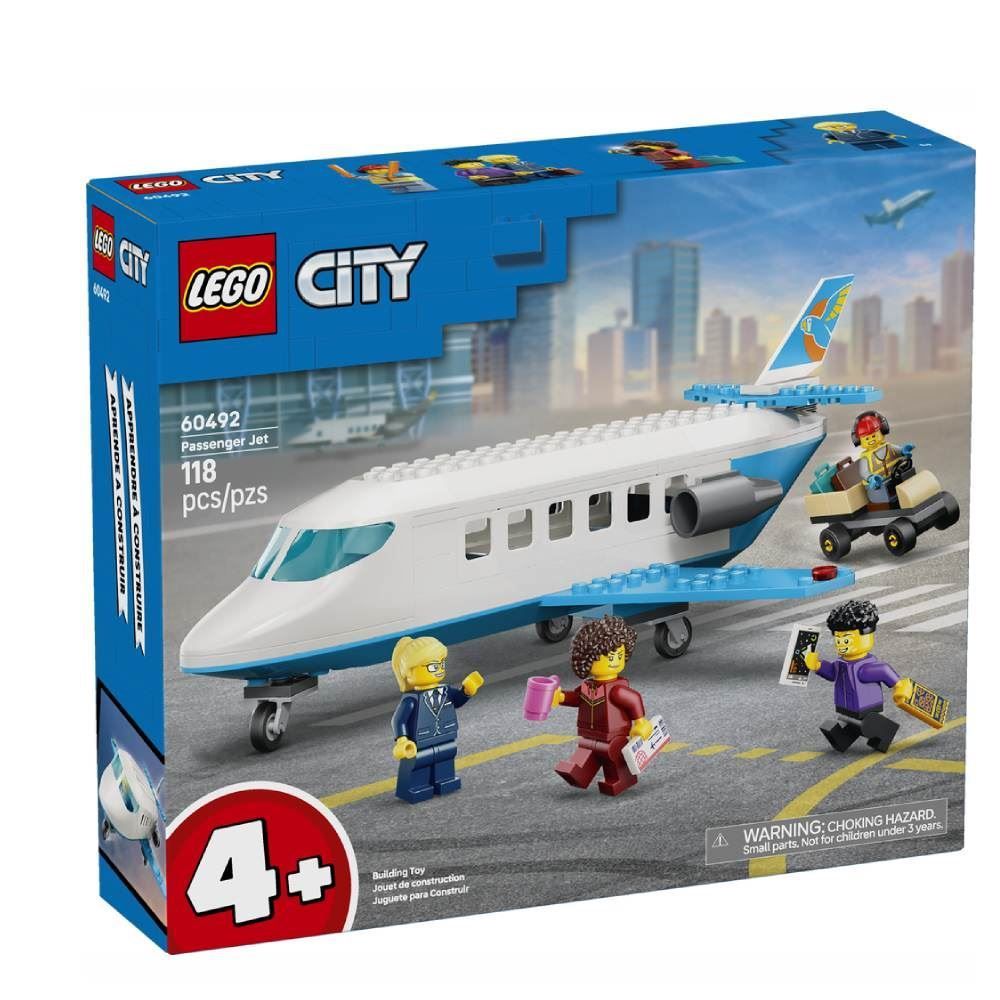Lego City Voo Comercial - 118 peças