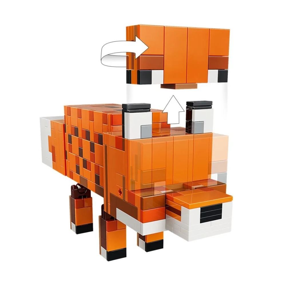 Lego Minecraft a Raposa - 497 peças