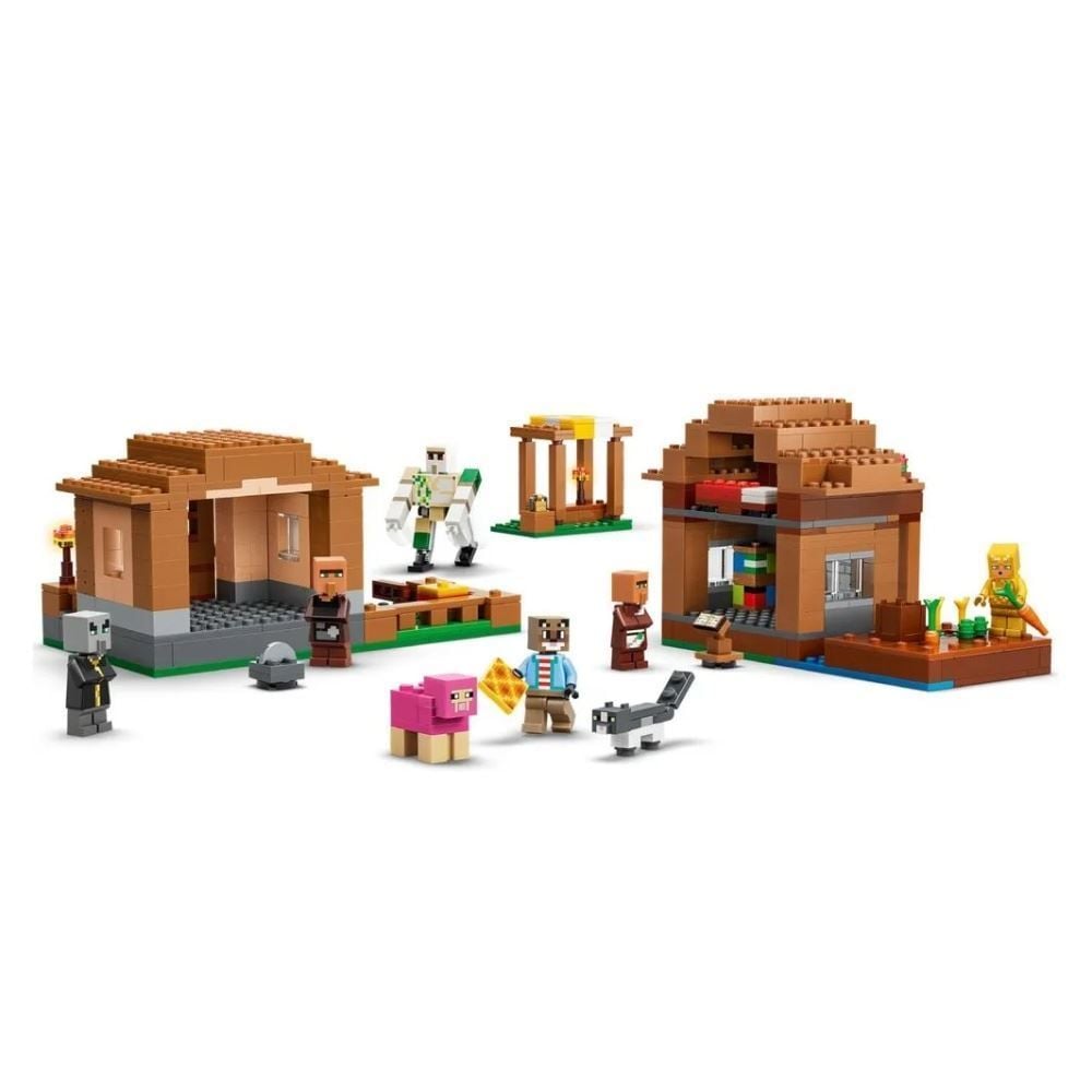 Lego Minecraft Ataque Á Vila dos Evocadores - 607 peças