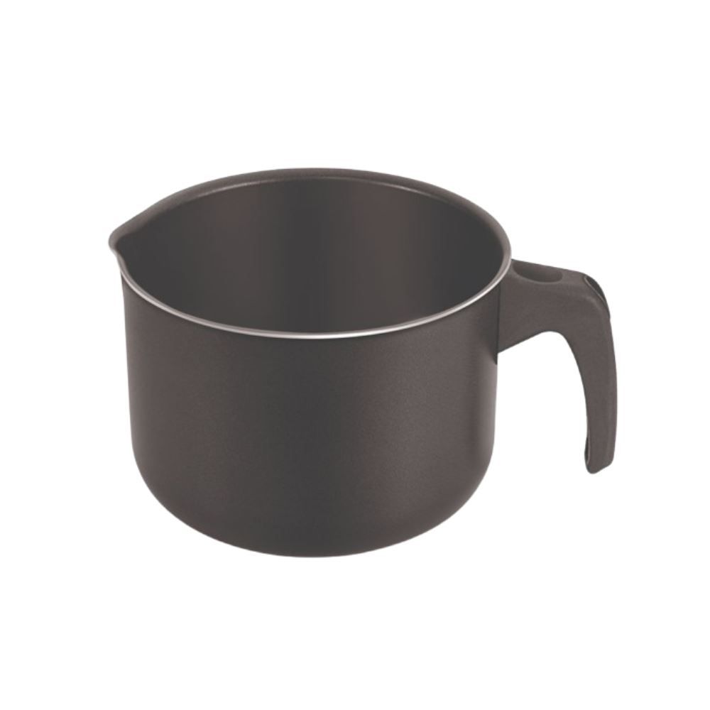Leiteira De Alumínio Antiaderente Fortaleza 900 Ml - Preto